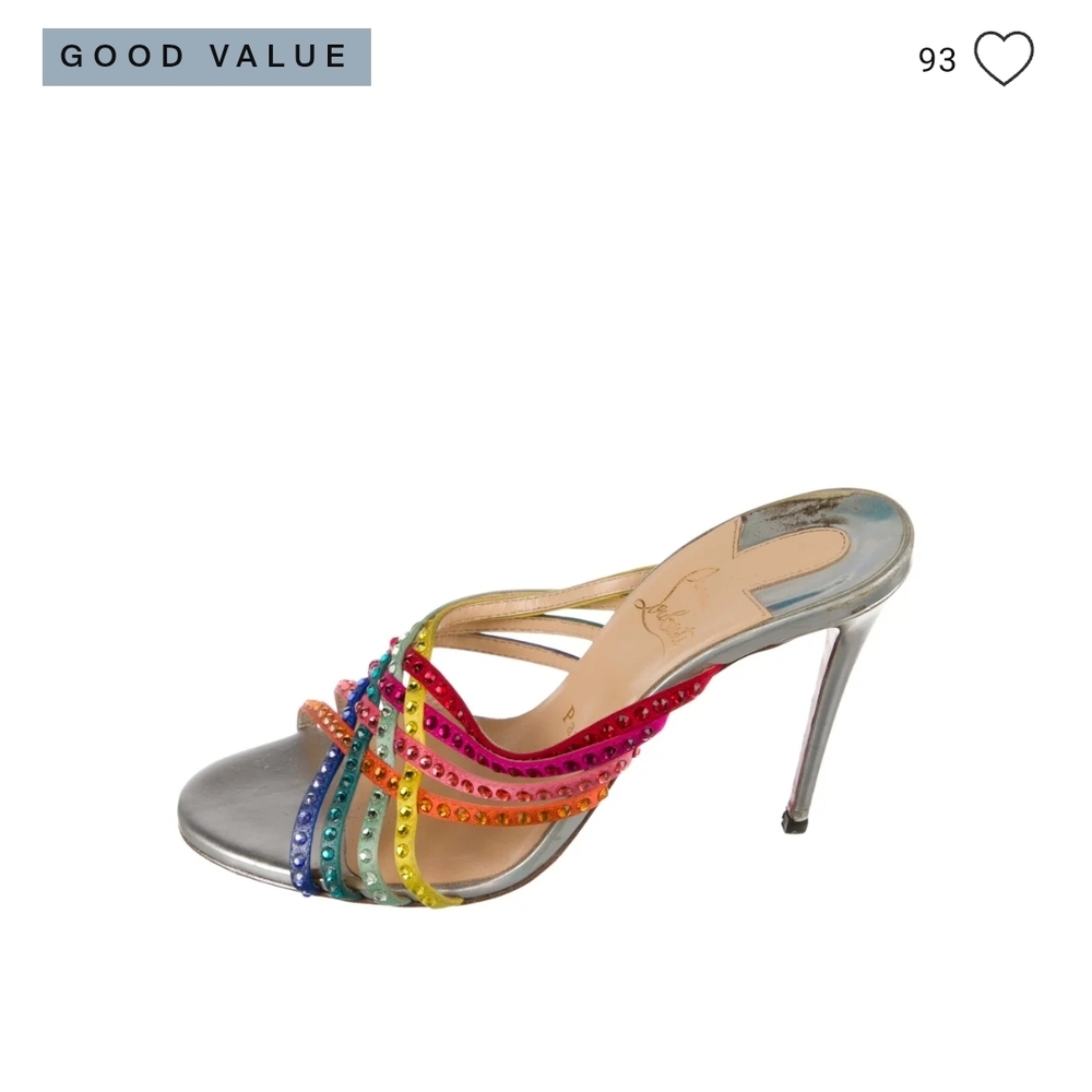 Colorful Strappy Women's Heels